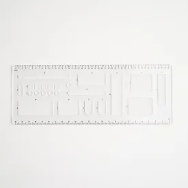 B5 Dot Grid Planner Stencil