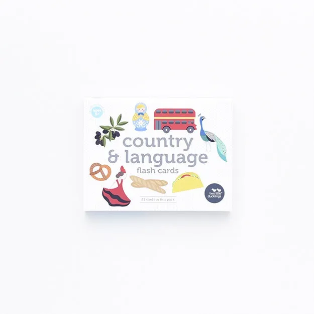 Flash Cards - Country and Language