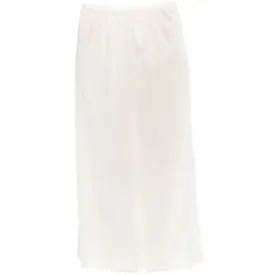 Gemsli Basic Nylon Half Slip with Lace Edge HK300, White