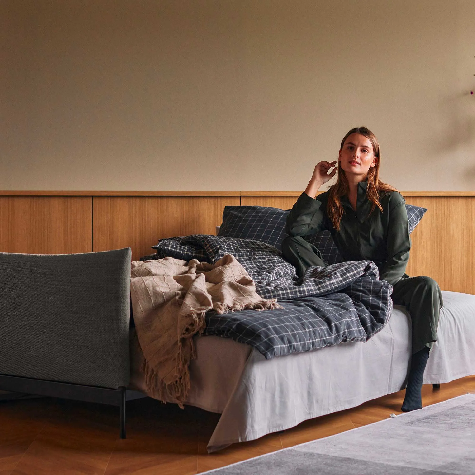 Innovation Living Malloy Sofa Bed, 216 Flashtex Dark Grey