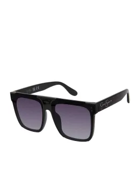 Oversized Square Sunglasses in Black