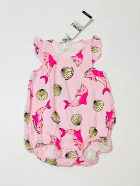 Pink romper brand new - Size 1