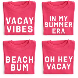 Pink Summer Graphic Tee
