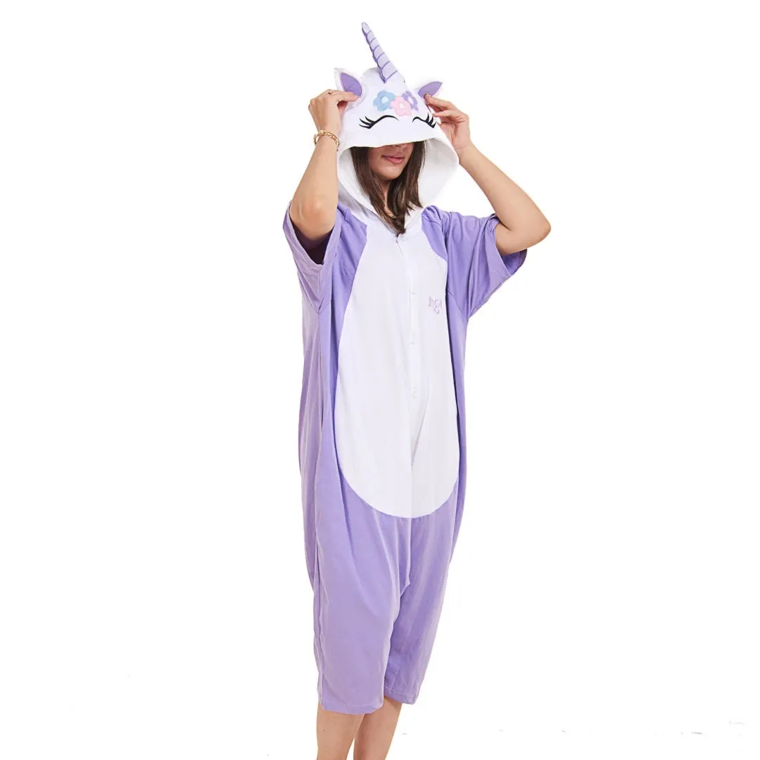 Snuggs Summer Onesie Short Unicorn