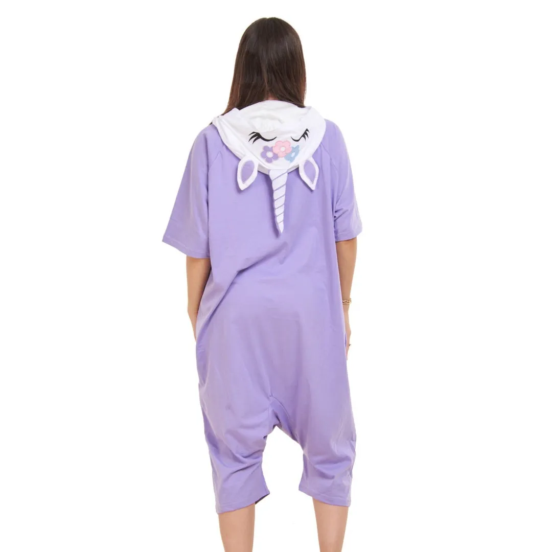 Snuggs Summer Onesie Short Unicorn