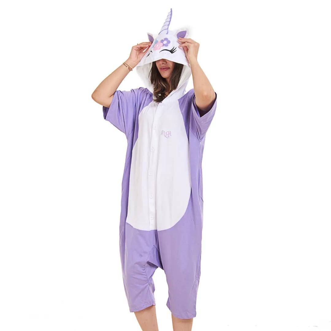 Snuggs Summer Onesie Short Unicorn