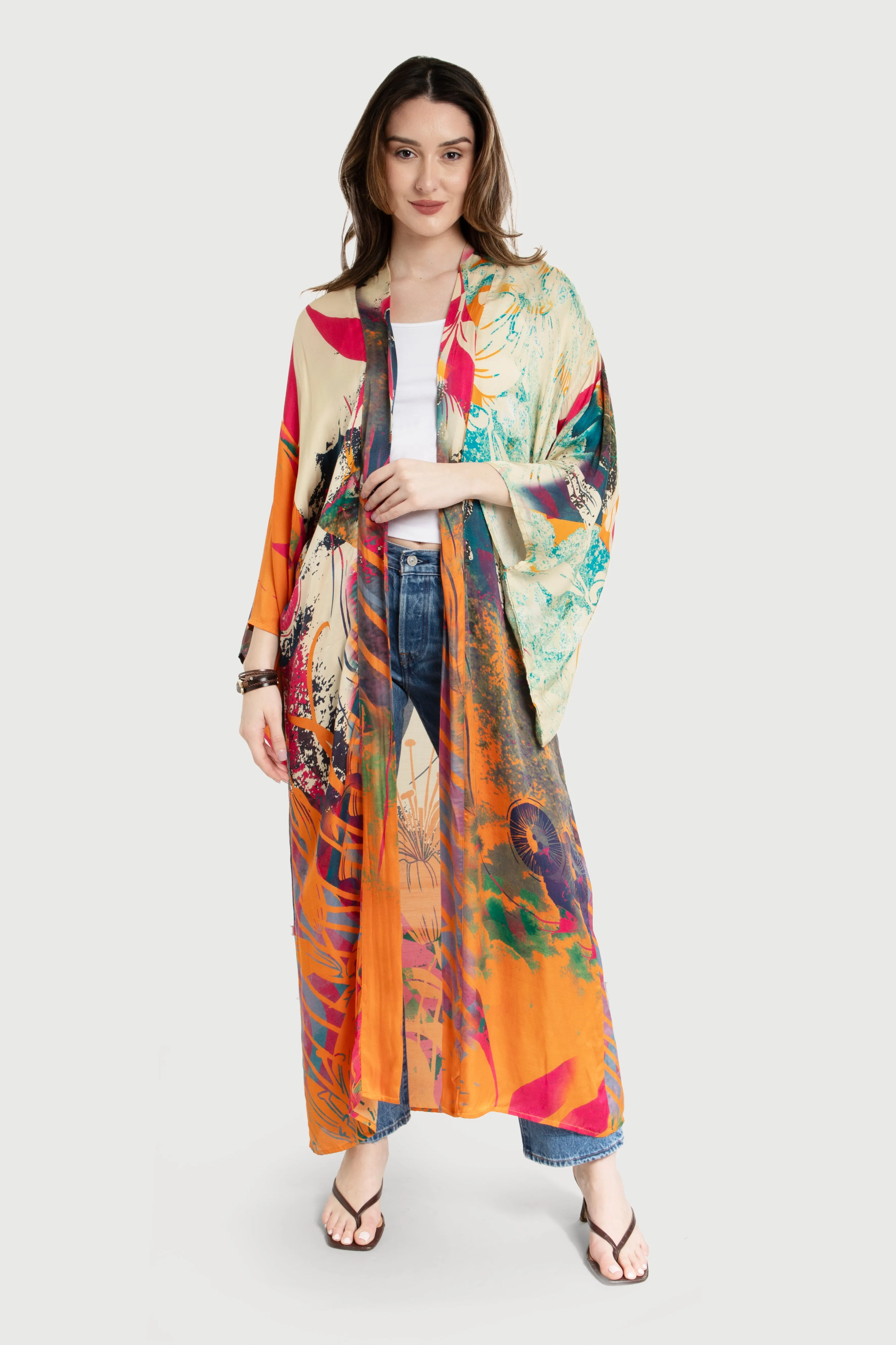 Summer ulta Kimono Abstract