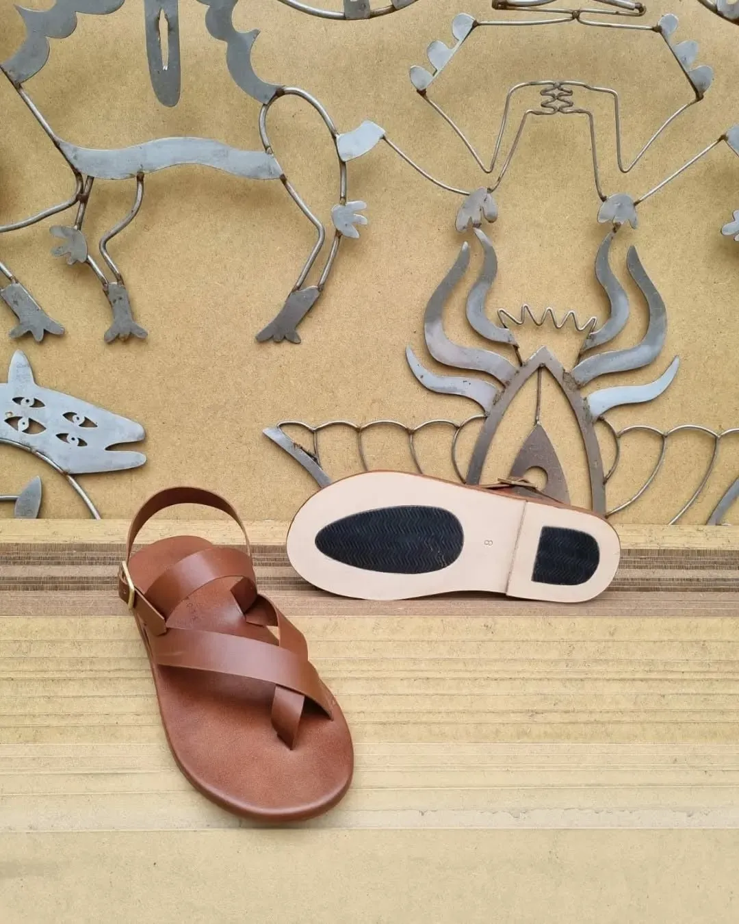 Tri-Strap Mens Sandals